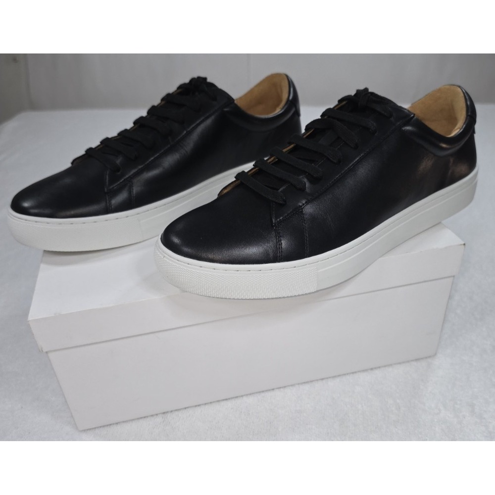 Quince Men's Premium Leather Low-Top Sneakers – Size 11.5